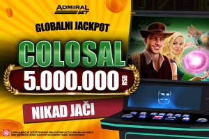 Džekpot koji pomera granice - Sada do 5.000.000 dinara